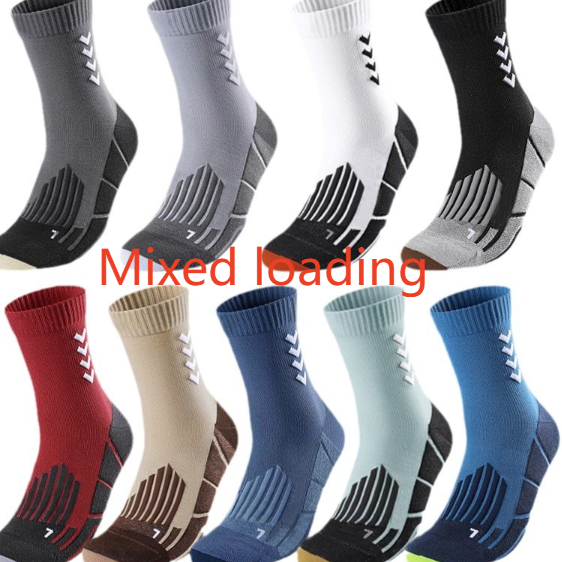 Shock-absorbing high-top sports socks teemdrop