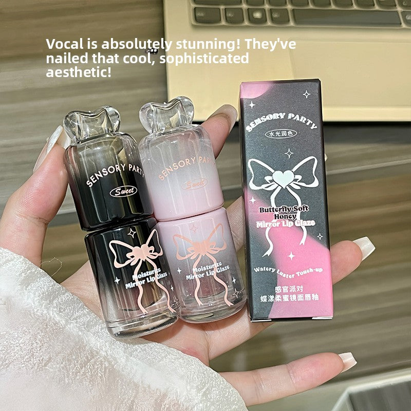 Mirror Lip Glaze Moisturizing Easy-to-Color Lip Gloss teemdrop
