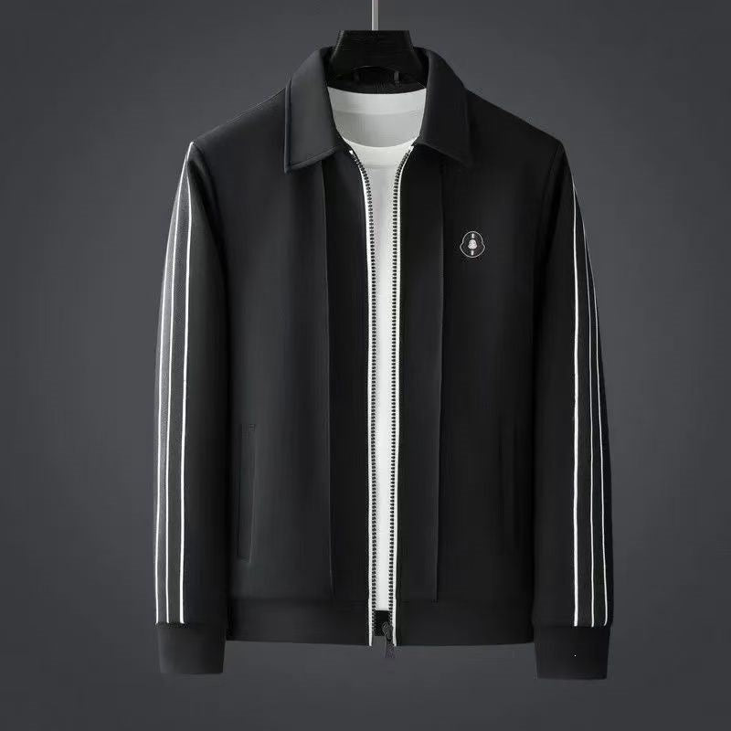Men's 2-Piece Sportswear Set Rhinestone Long Sleeve Sweatshirt Shorts Casual Tracksuit teemdrop