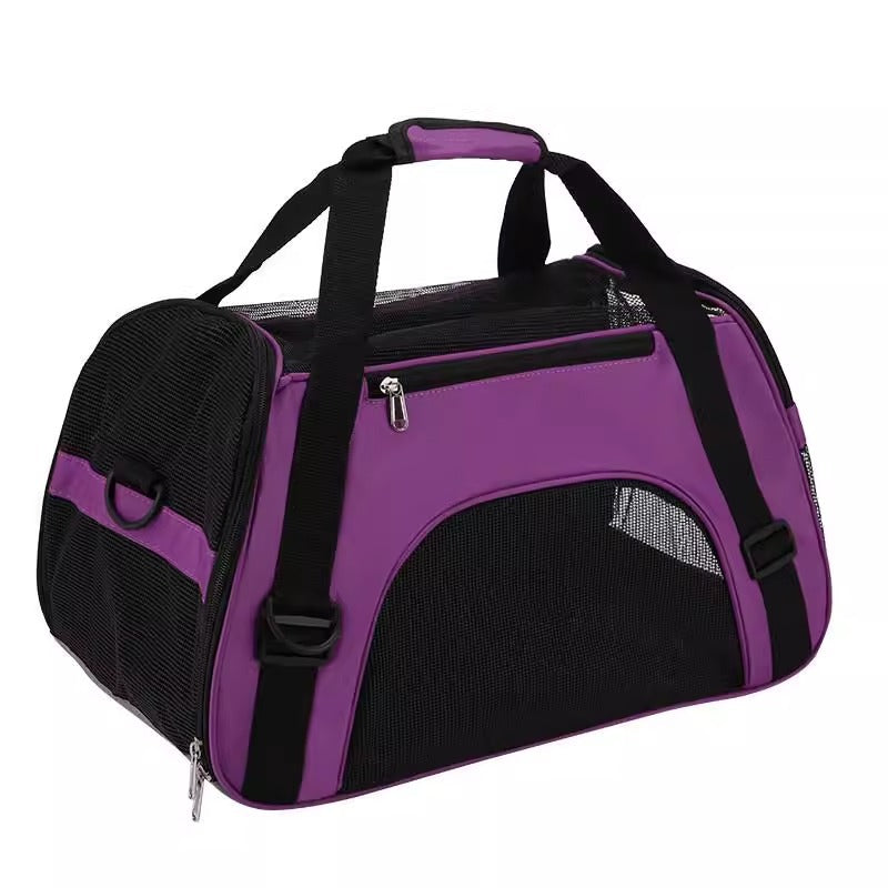Foldable Breathable Oxford Pet Carrier Bag teemdrop