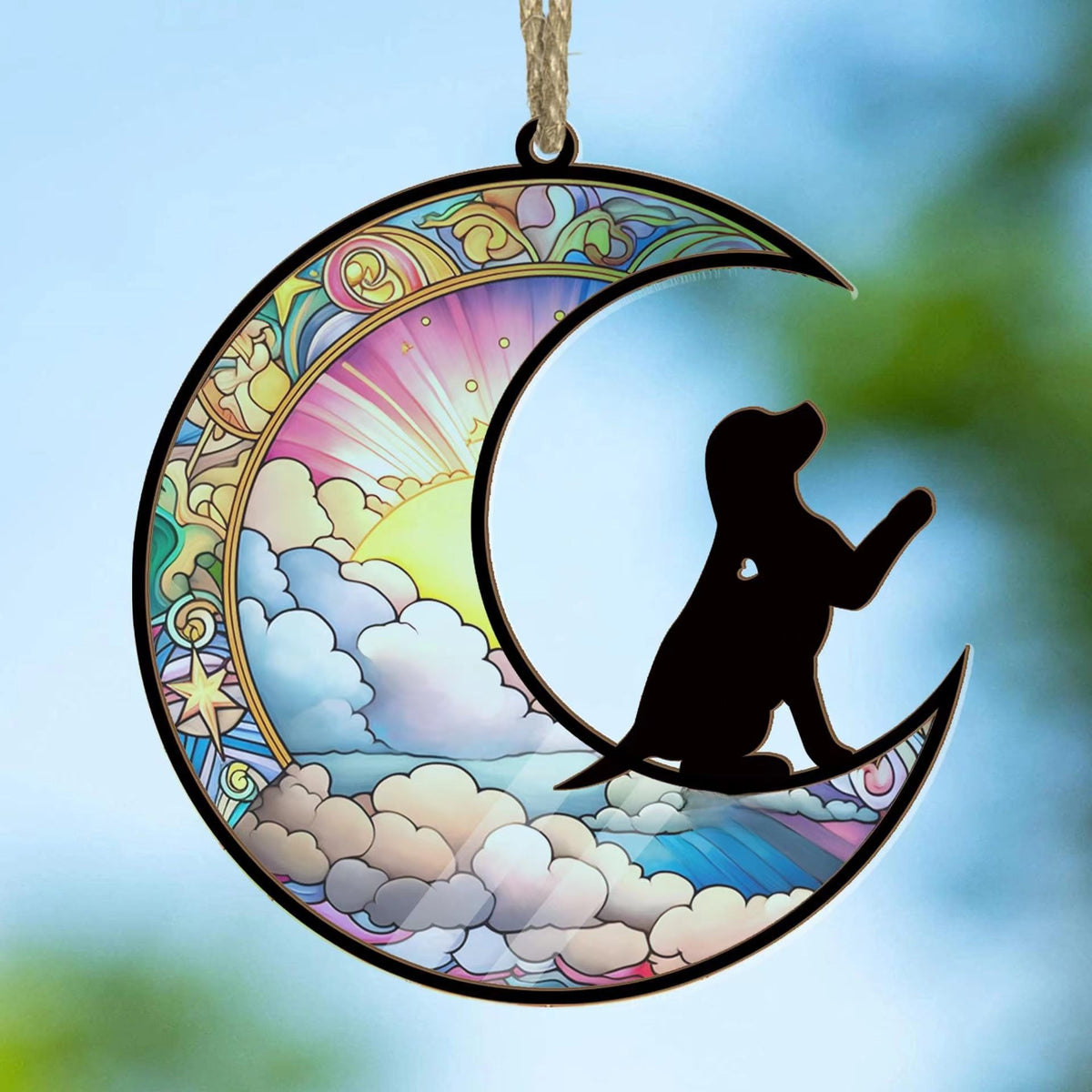 Dog Cat Window Hanging Ornament Personalized Gift