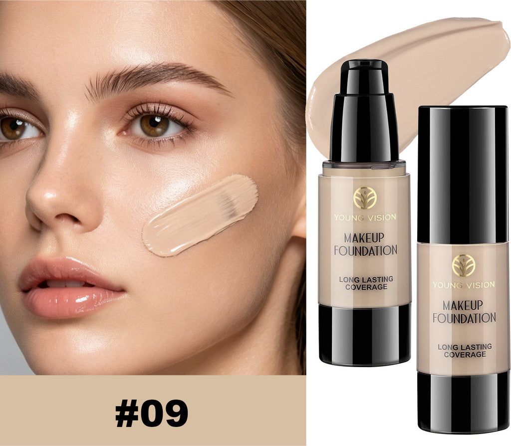 Press-on matte oil-control waterproof concealer foundation liquid teemdrop