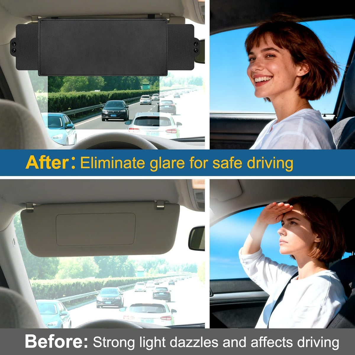 Extensible car sunshade
