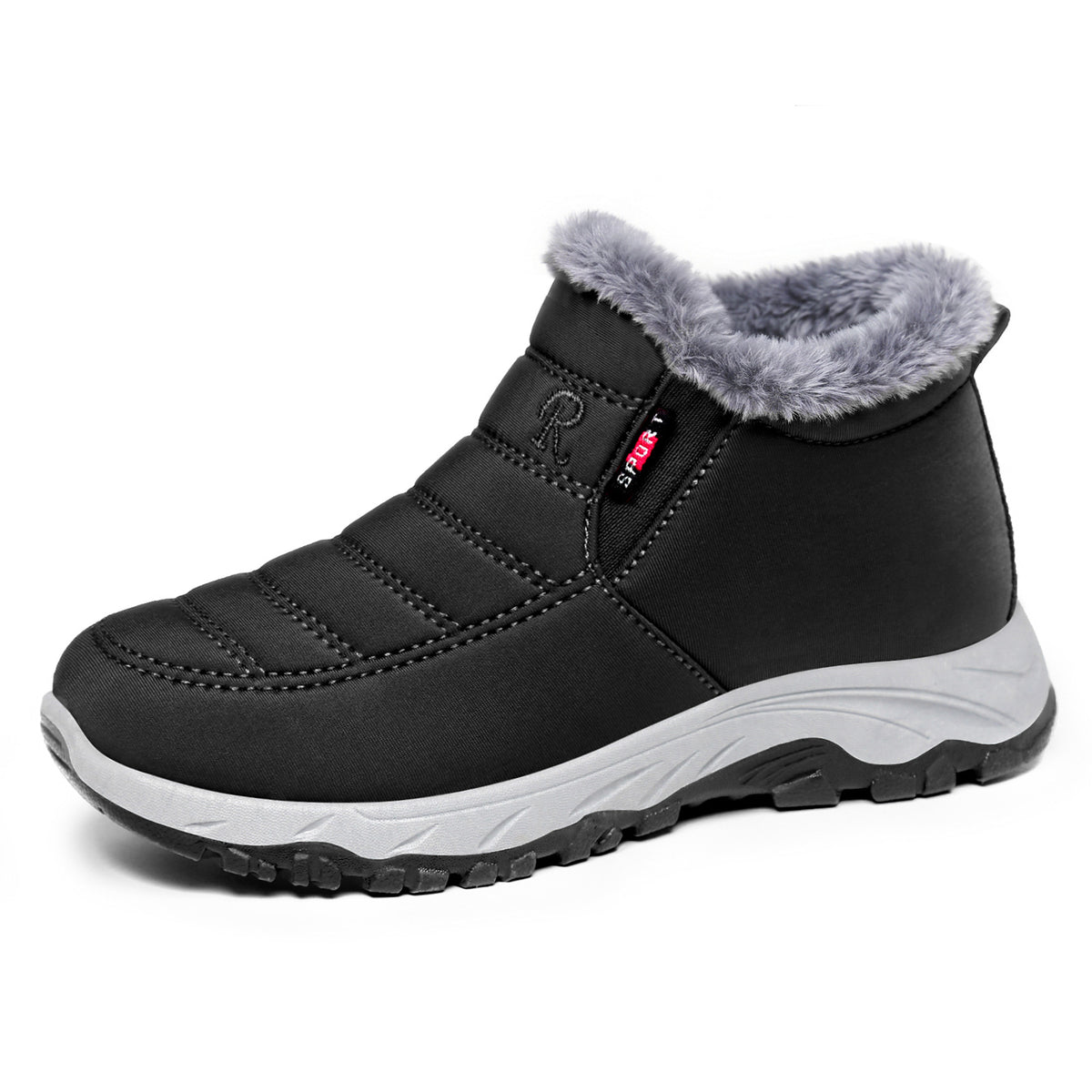 Men Winter Plus Velvet Warm Snow Boots Casual Short Booties teemdrop