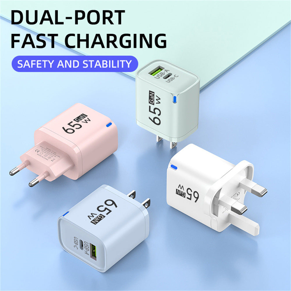 65W GaN USB Type C Fast Charger