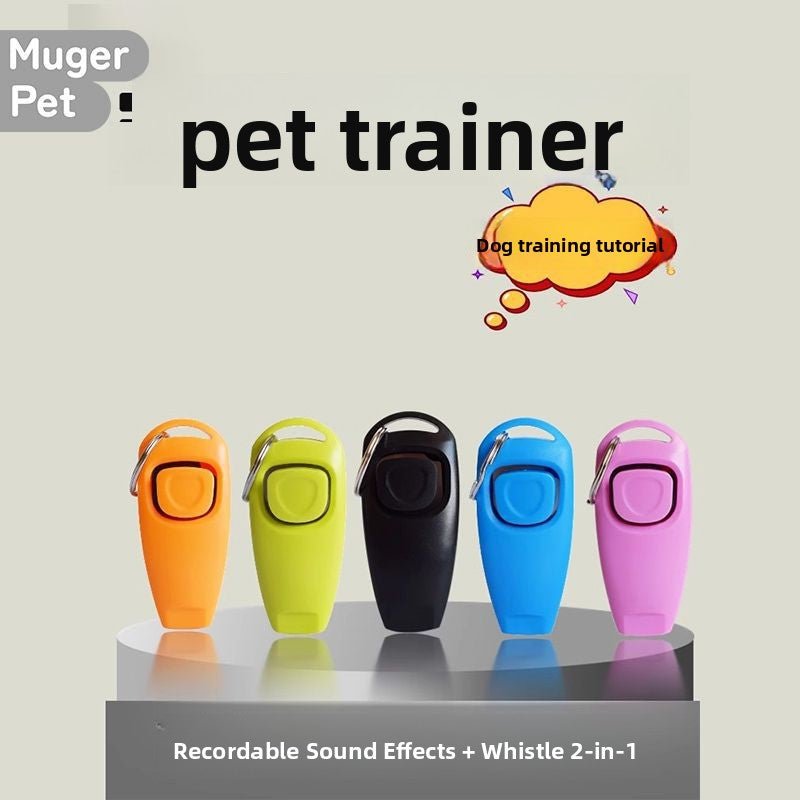 Pet Training Clicker with Wristband and Keychain teemdrop