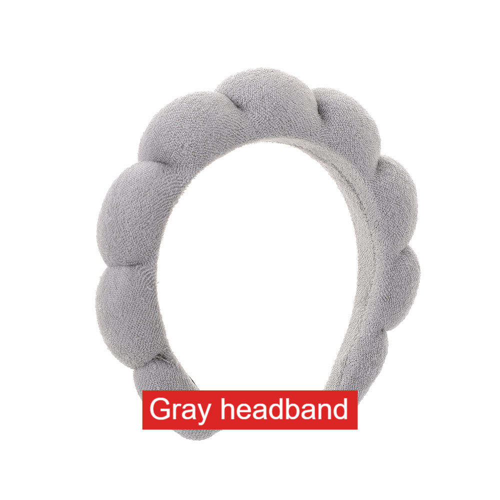 Lady's velvet sponge hairband teemdrop
