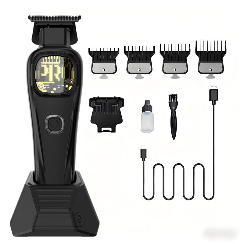 Professional Cordless Hair Clipper with Titanium Ceramic Blade teemdrop