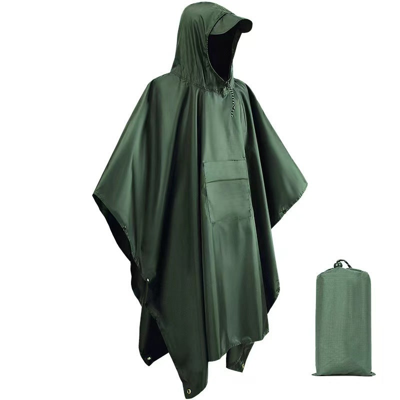Fashionable cape raincoat for outdoor use teemdrop
