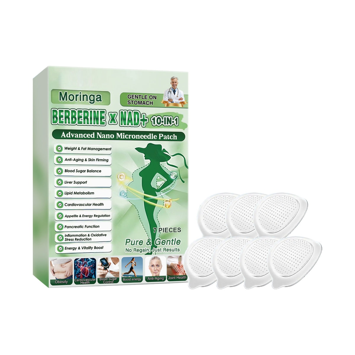 Moringa Body Care Patch Lightweight Breathable Skin Moisturizing