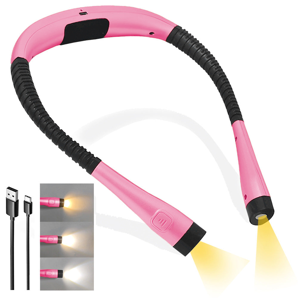 Rechargeable LED Neck Reading Light teemdrop