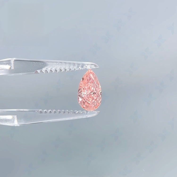Pear-Shaped Pink Diamond with IGI Certification