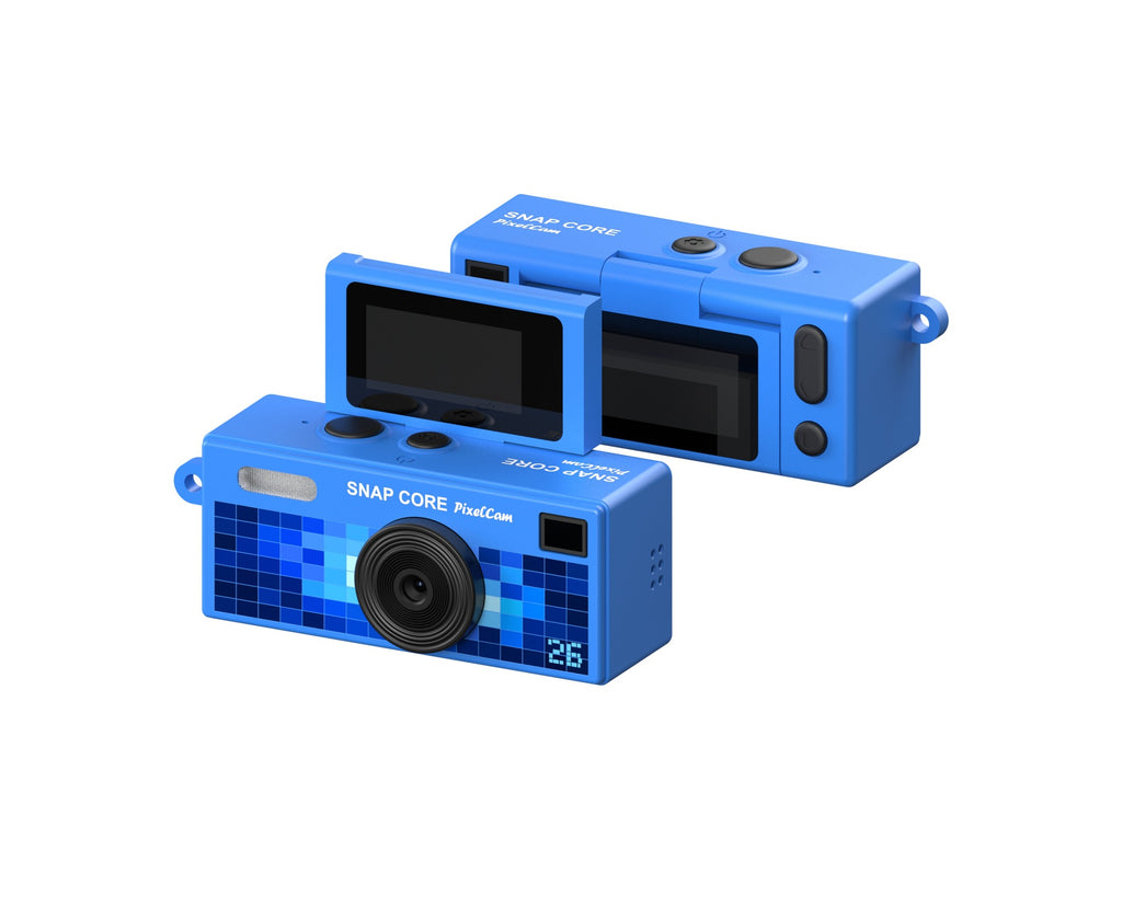 Flip-screen retro-style campus student digital camera teemdrop