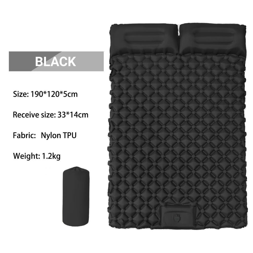 Ultra-Light Foot-Operated Automatic Inflatable Camping Mattress with Pillow teemdrop