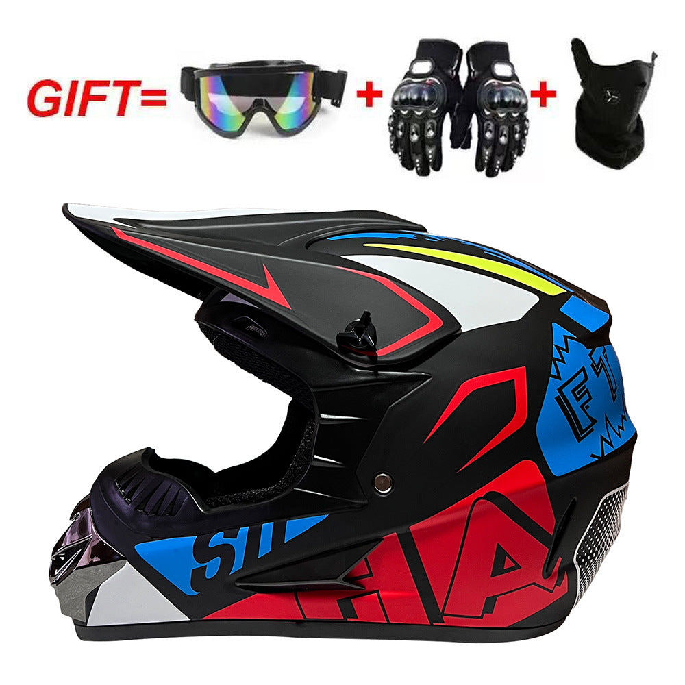 Motorcycle helmet teemdrop