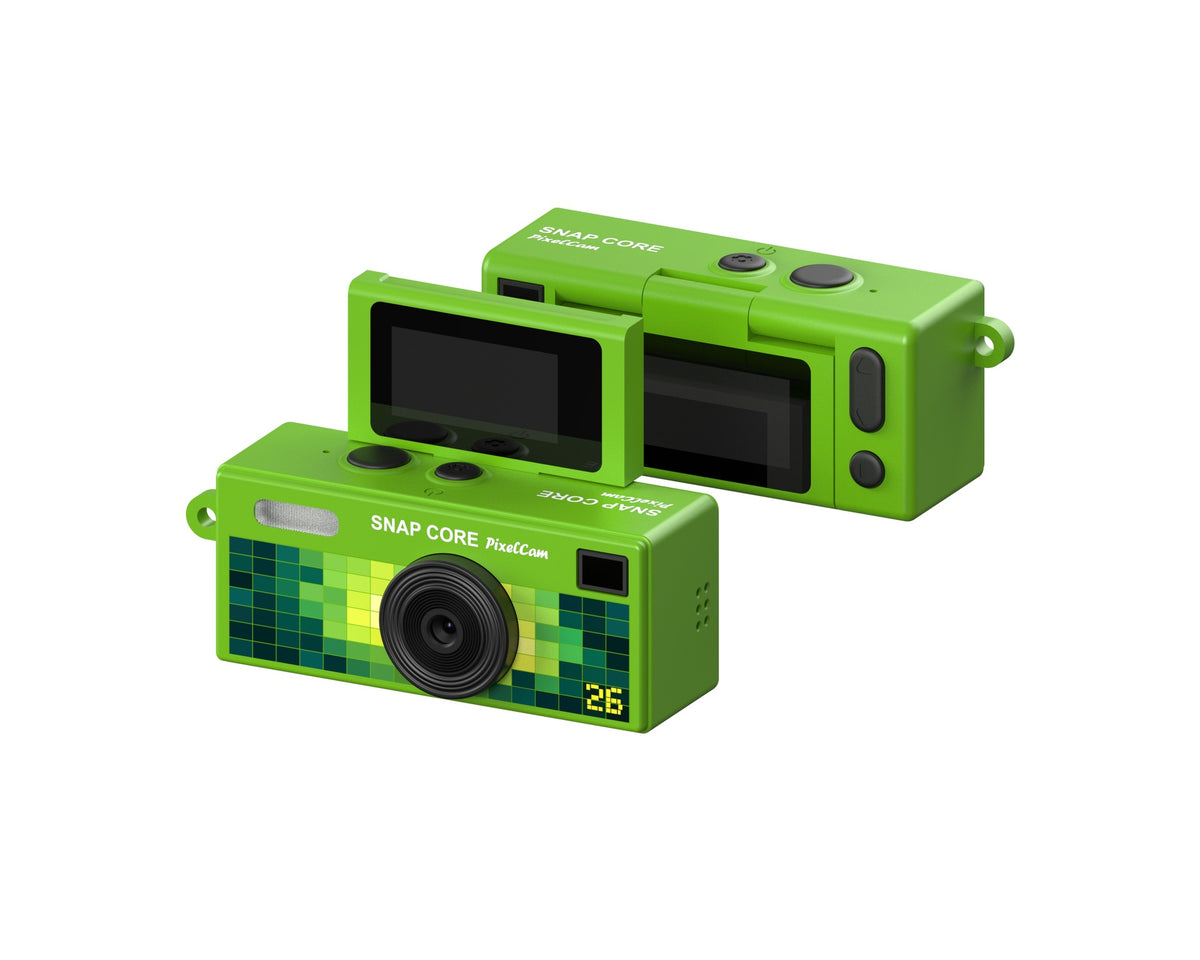 Flip-screen retro-style campus student digital camera teemdrop