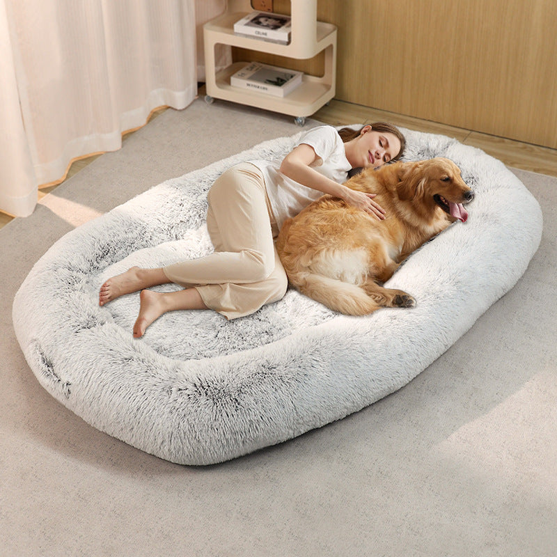 Plush Oversized Dog Bed Kennel Mattress
