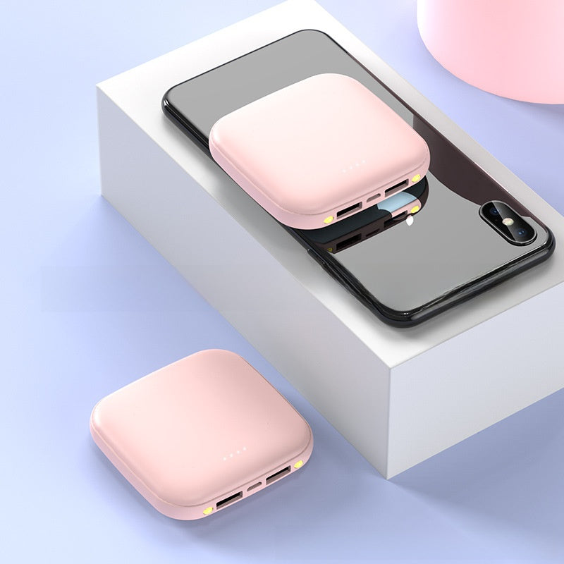 Mini Cute Portable Power Bank 20000mAh Fast Charging with LED Light teemdrop