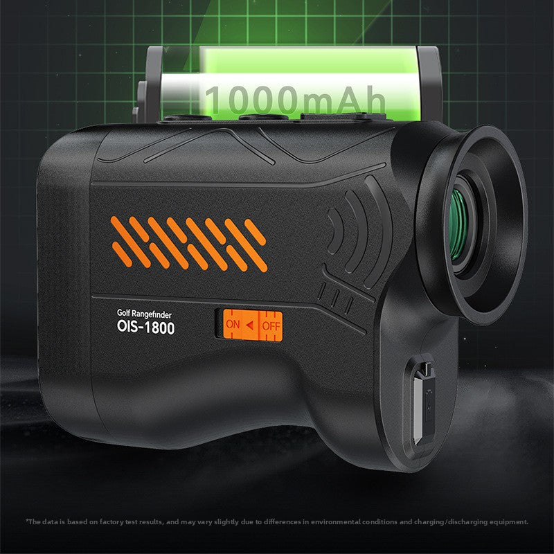 Rechargeable Laser Rangefinder with OIS Anti-Shake and Slope Function for Outdoor Sports