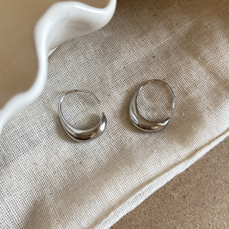 Korean Style Geometric Alloy Earrings