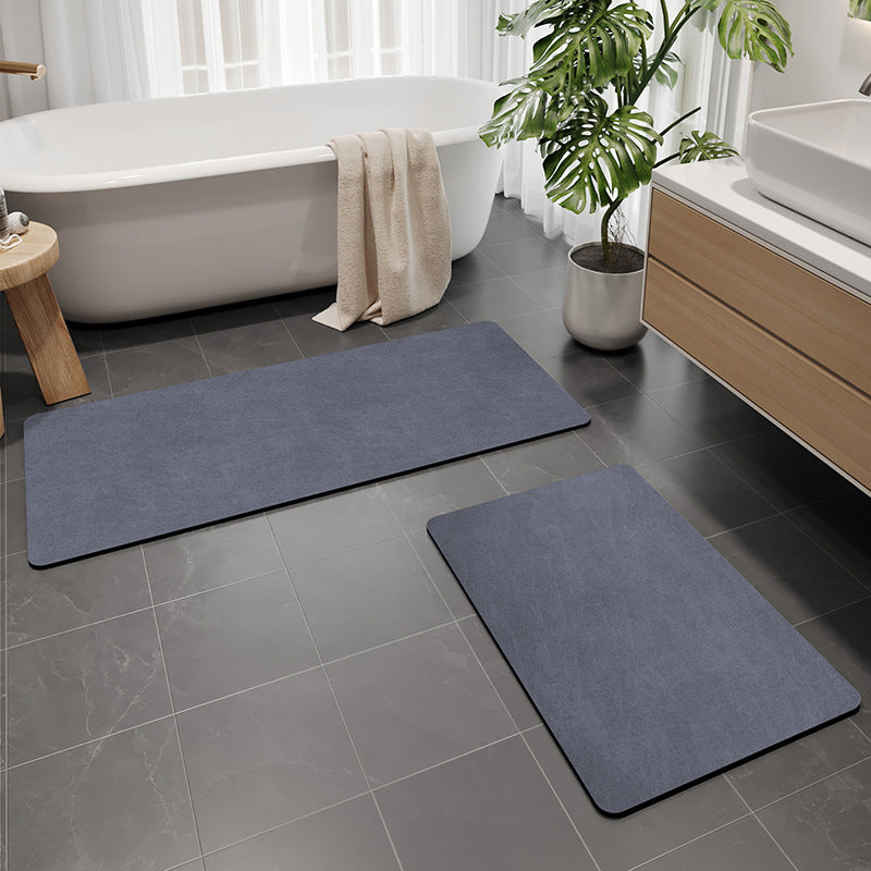 Quick-Dry Plush Bath Mat Floor Mat