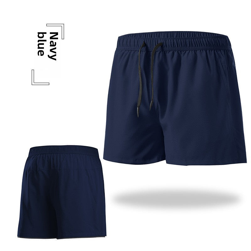 Quick-drying double-layer sports shorts