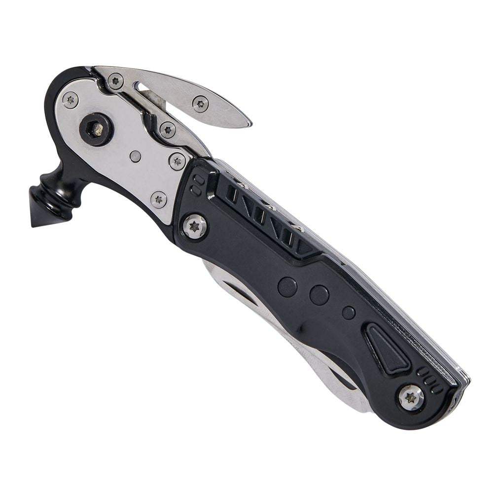 Black Glass Breaker With Multi Tools, 6" L Creativegiftsdirect