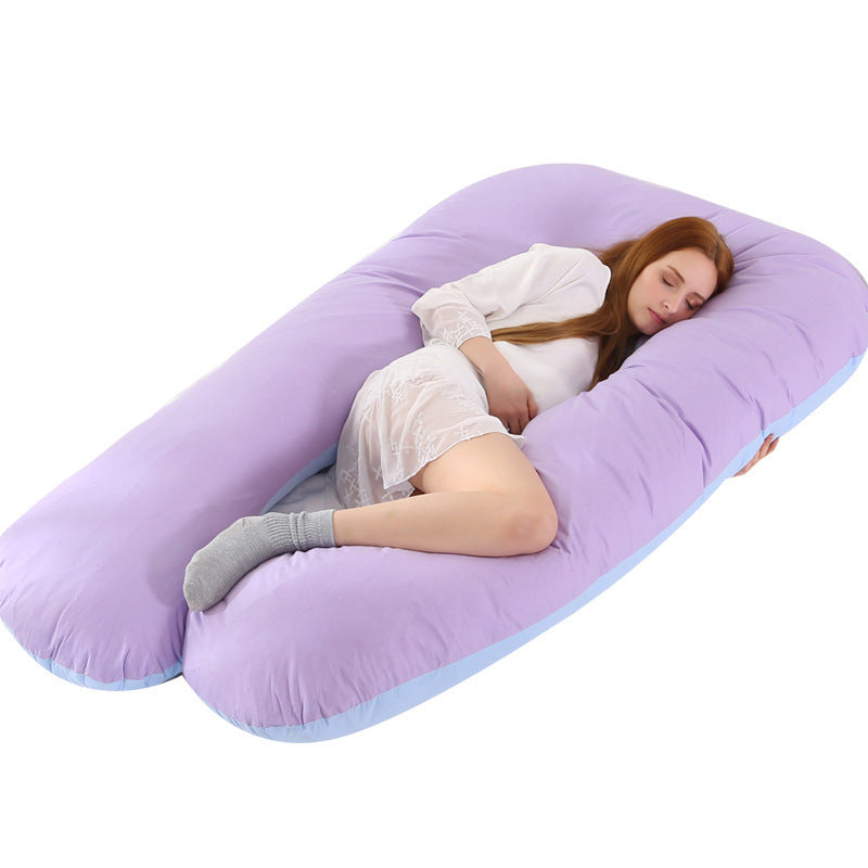 U-Shaped Maternity Body Pillow for Side Sleeping Support