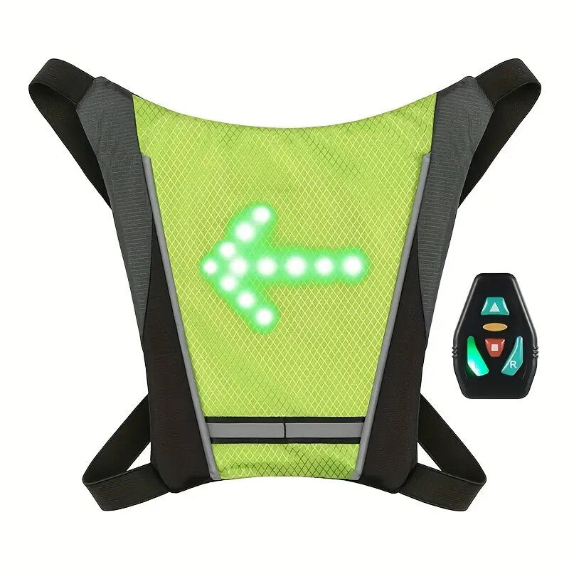 USB Rechargeable LED Cycling Vest