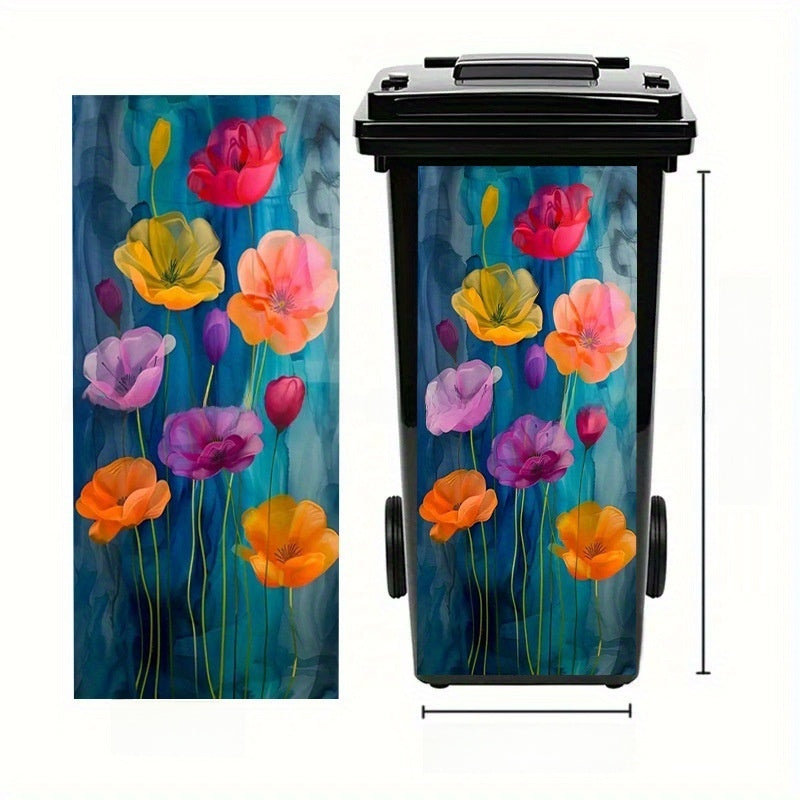 Self-Adhesive Waterproof Vinyl Trash Can Sticker teemdrop