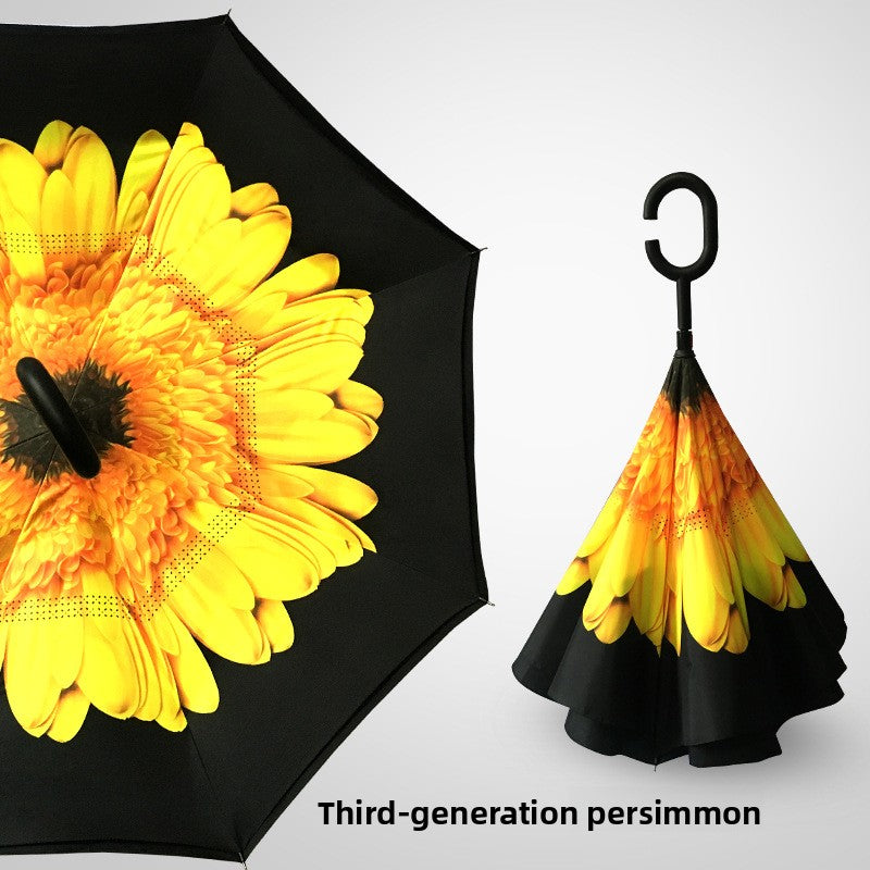 Reverse double-layer umbrella