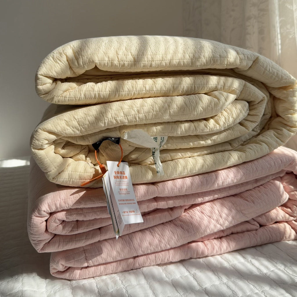 Korean Sand Wash Cotton Quilt