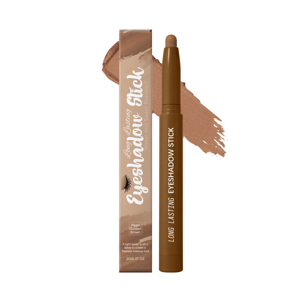 Long-Lasting Silky Smooth Pearl and Matte Eyeshadow Stick 2g For Daily Makeup