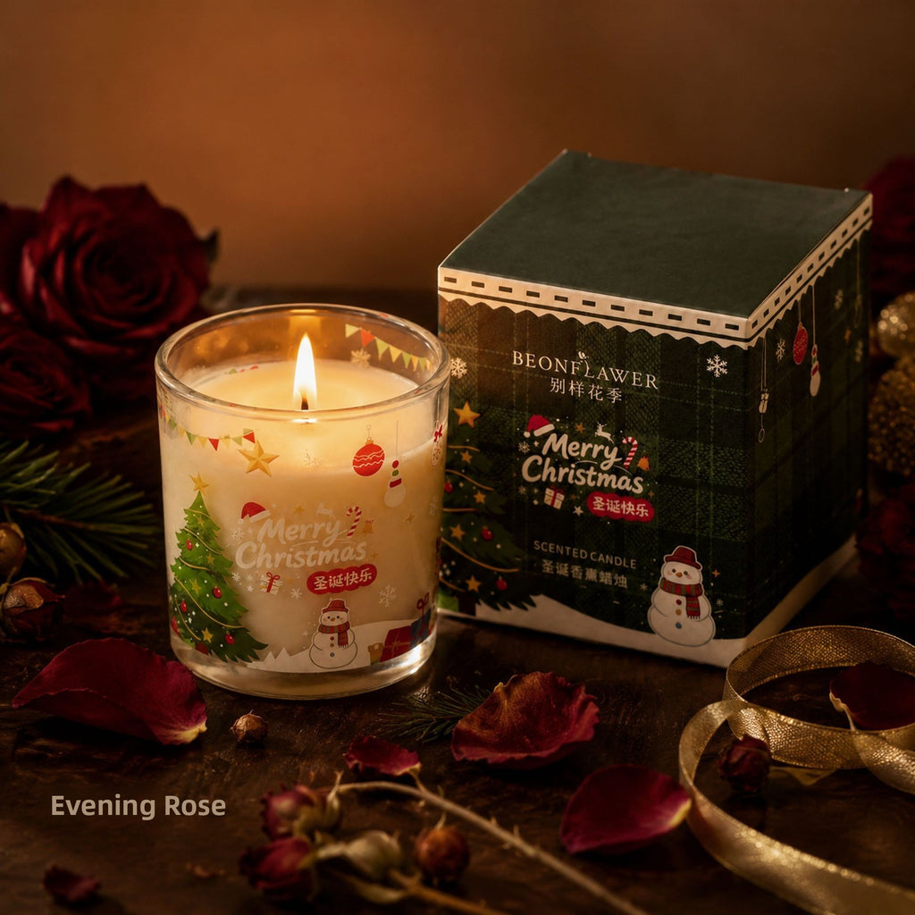 Fruit-Scented Soy Wax Aromatherapy Candle teemdrop