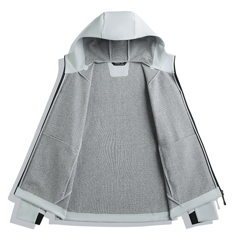 Unisex Windproof Waterproof Softshell Jacket teemdrop