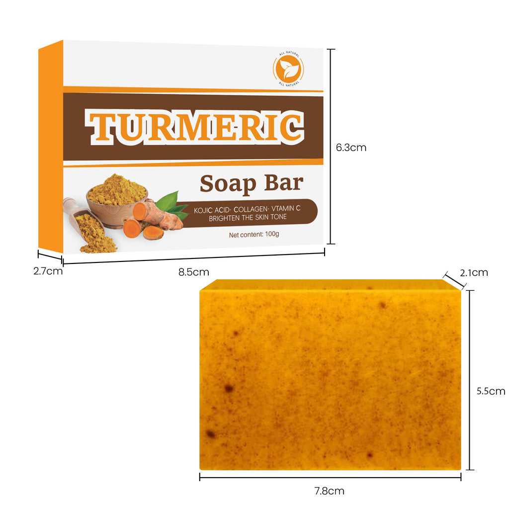 Turmeric Lemon Cold Process Handmade Soap teemdrop