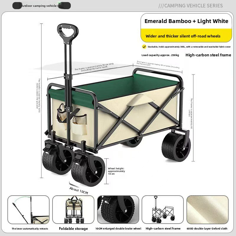 Outdoor folding trolley teemdrop