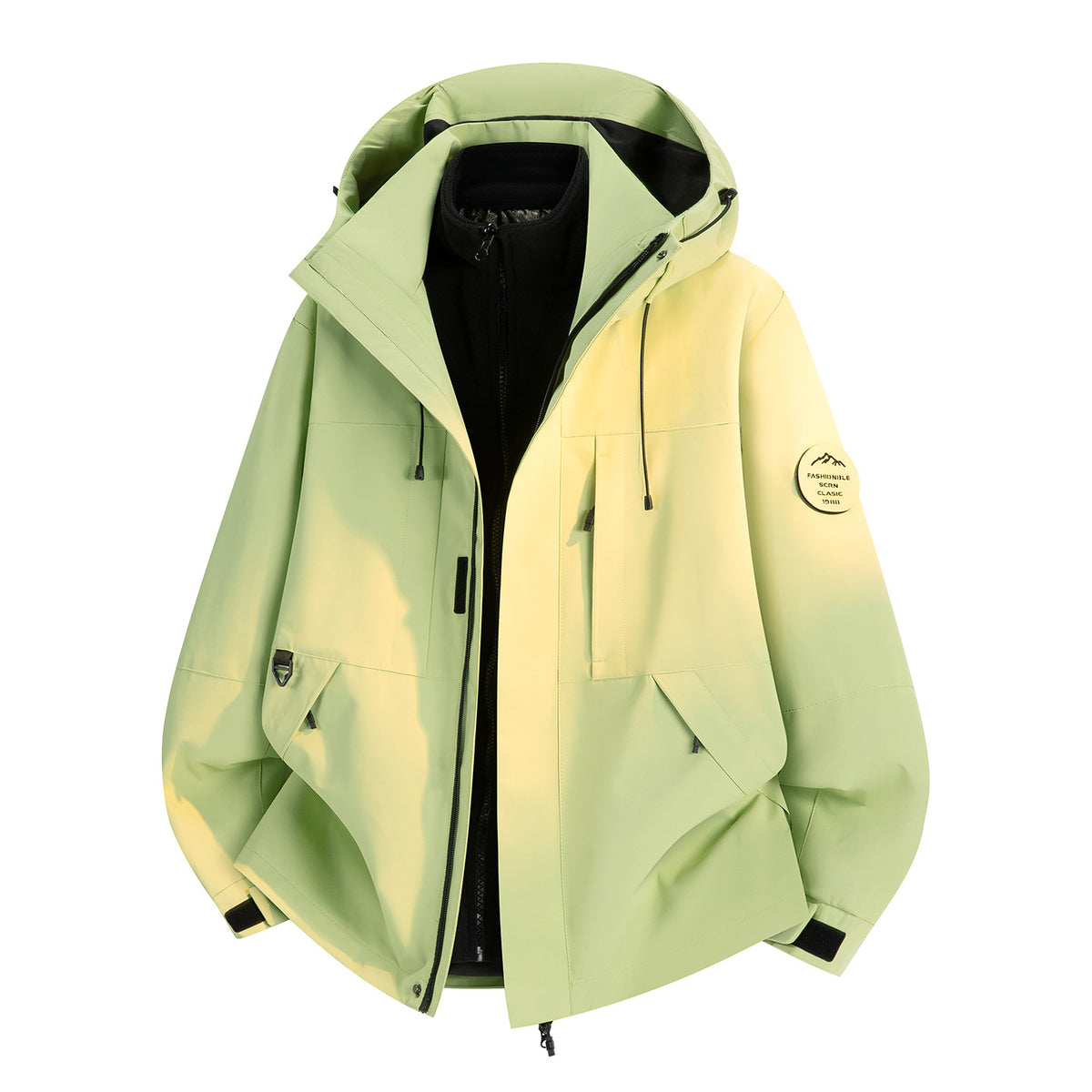 Unisex 3-in-1 Windproof Waterproof Outdoor Hiking Skiing Jacket teemdrop