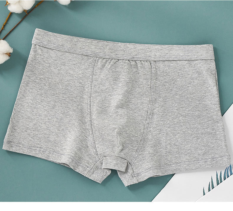 Men's Pure Cotton Antibacterial Loose Boxer Briefs