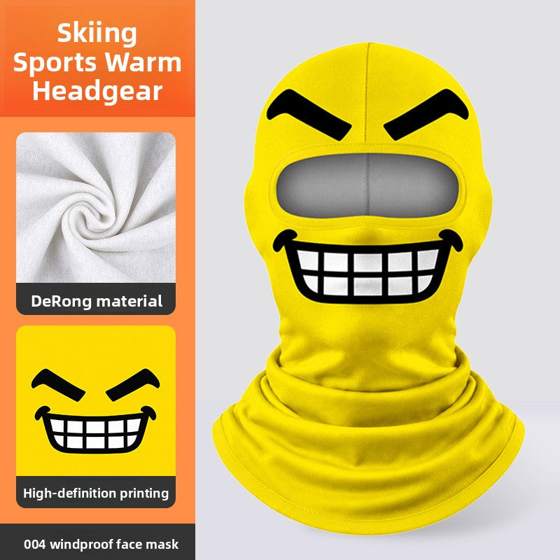 3D Digital Printed Milk Silk Balaclava Ski Motorcycle Face Mask teemdrop