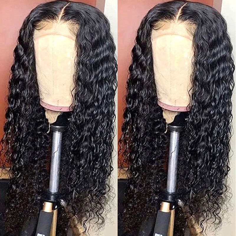 Heat Resistant Synthetic Fiber Long Curly Full Wig With Natural Look teemdrop