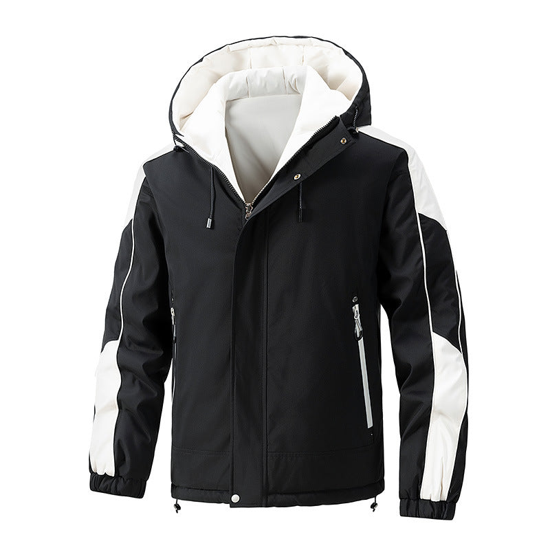 Double-layer cotton clothes for autumn and winter teemdrop