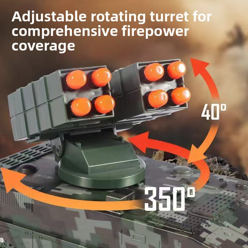 Rechargeable Remote Control Toy Tank with Launch Function