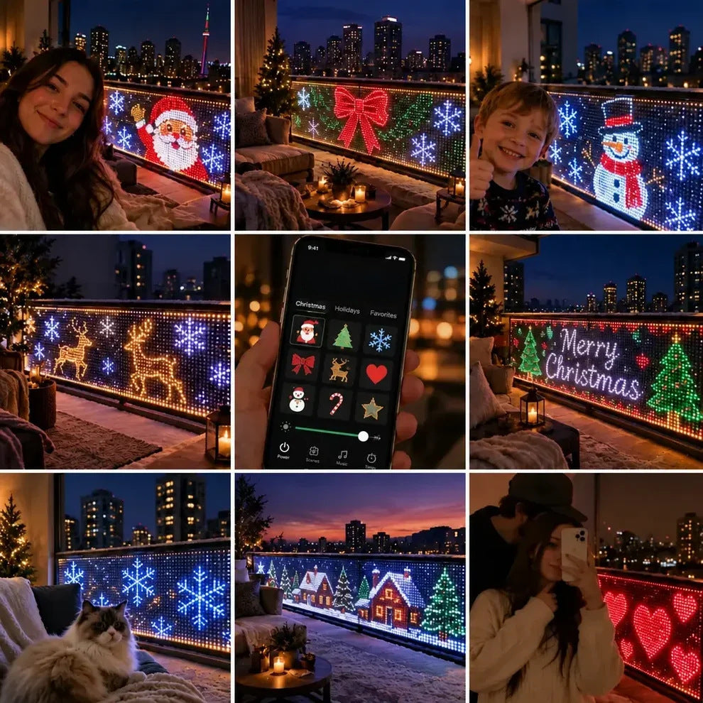 Balcony decorative lights teemdrop