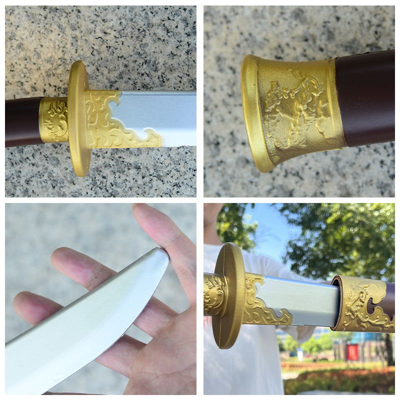 Soft rubber children's toy swords and knives