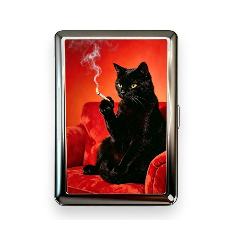 Vintage Style Zinc Alloy Multi-Functional Card and Cash Holder Box teemdrop