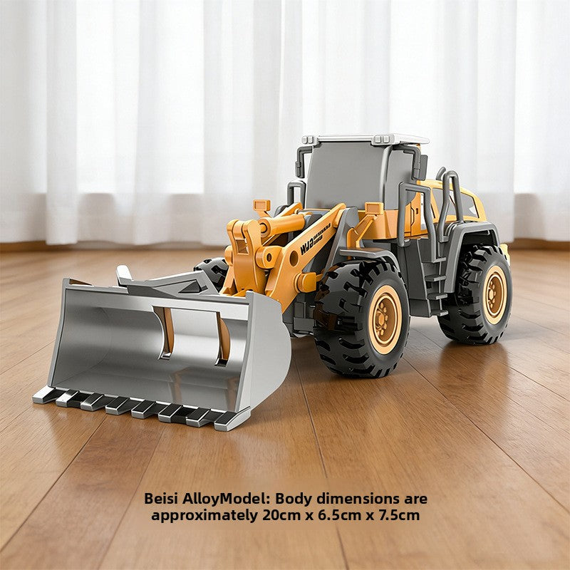 Alloy Construction Tower Crane Toy Vehicle with Movable Parts for Kids