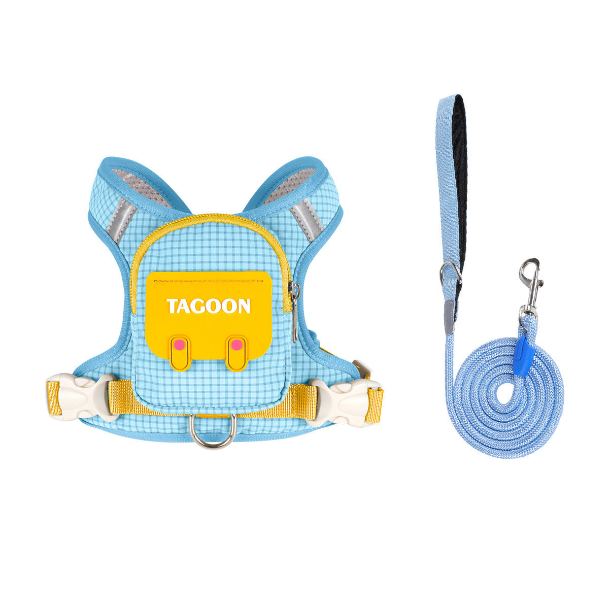 Vest Style Small Dog Harness Leash