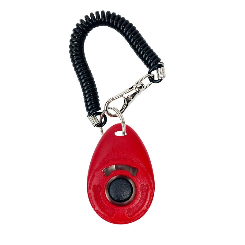 Pet Training Clicker with Wristband and Keychain teemdrop