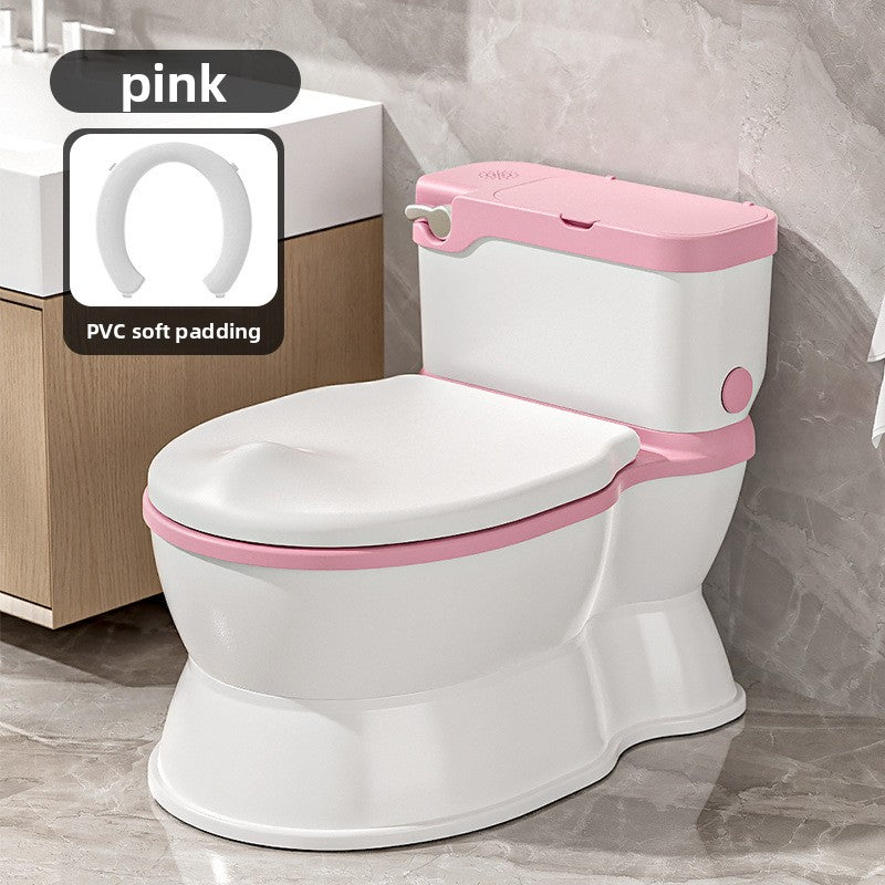 Children Simulated Flushing Sound Toilet Trainer